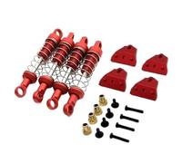 Rc Auto Amortisseur Per MN78 Per MN168 1/12 Ammortizzatori In Metallo E Supporto Per Torre RC Auto Aggiornamenti Parti Accessori Di Ricambio(Black)