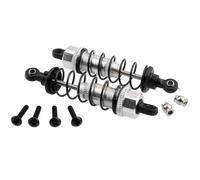 Rc Auto Amortisseur Per Tamiya CC01 CC01-04 1/10 Per Scala 2 Pezzi RC Ammortizzatore In Lega Di Alluminio Ammortizzatore Ad Olio 85 Mm Parti Di Aggiornamento OP Car(Silver)