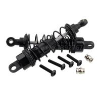 Rc Auto Amortisseur Per Tamiya CC01 CC01-04 1/10 Per Scala 2 Pezzi RC Ammortizzatore In Lega Di Alluminio Ammortizzatore Ad Olio 85 Mm Parti Di Aggiornamento OP Car(Black)