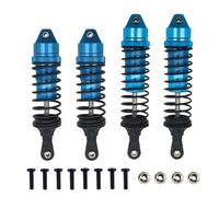 Rc Auto Amortisseur Per Traxxas Per Slash 4WD 2WD Per Rustler Per VXL Per Stampede 1/10 RC Car Upgrade Parte In Metallo Alluminio Ammortizzatori Anteriori E Posteriori(Titanium Blue)
