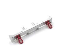 RC Auto Componenti Barra Protezione Anteriore Tazza Dello Sterzo Paraurti Posteriore In Metallo Per HB ZP1001 ZP1002 ZP1003 ZP1004 1/10 RC Auto Aggiornamenti Parti(Silver,Rear)