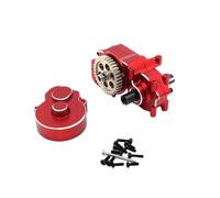 RC Auto Componenti Gruppo Cambio Posteriore In Alluminio 7075 E Acciaio 40CR Per WLtoys 244016 Per Parti Aggiornamenti Auto Per LOSI Micro-B 1/24 RC(Red)