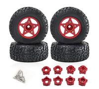 RC Auto Componenti Per 1/8 1/10 Short Course Universale Off-Road Pneumatici Aggiornamento Connettore 12mm 14mm 17mm RC Parti Automobili Modelli Di Giocattoli(Red)