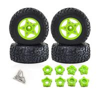 RC Auto Componenti Per 1/8 1/10 Short Course Universale Off-Road Pneumatici Aggiornamento Connettore 12mm 14mm 17mm RC Parti Automobili Modelli Di Giocattoli(Green)