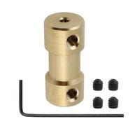 RC Auto Componenti Per 1 Pcs Ottone Giunto Per Albero Motore Accoppiatore Connettore Per La Barca Del RC Auto Aereo N20 Decorativi Pezzi Ricambio Modelli Giocattolo(2mm-3.17mm)