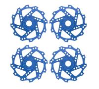 RC Auto Componenti Per Arrma Per Infraction Per Limitless Per Felony 1/7 Per Typhon 1/8 4 Pezzi Freno In Metallo Ruota A Disco Adattatore Mozzo Esagonale 17mm RC(Blue)