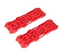 RC Auto Componenti Per Axial Per SCX10 II III Per Traxxas Per TRX4 D90 1/8 1/10 2 Pezzi 141x42mm Per Scala Di Sabbia Rampe Recupero Bordo Per Fuga RC(Red)