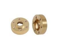 RC Auto Componenti Per Axial Per SCX10 Per Capra Per TRX4 Per TRX6 VS4-10 Gen8 Adattatore Per Mozzo In Ottone Esagonale Peso 1.9 2.2 Cerchi Antiscivolo RC(Gold,22mm)