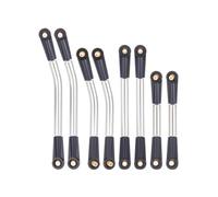 RC Auto Componenti Per Axial Per SCX24 1/24 8 Pezzi Collegamenti Del Corpo In Acciaio Inossidabile Set Di Aggiornamento RC Crawler Parti Accessori