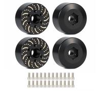 RC Auto Componenti Per Capra Per Wraith Trx4 Per Axial Scx10 Pesi In Ottone 1/10 Dischi Freno 12mm Adattatore Mozzo Esagonale Per Ruote Beadlock 1.9 2. Rc Crawler(Black,4PCS 18.5MM)