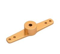 RC Auto Componenti Per Futaba Per HSP Per HPI Per Wltoys Per Himoto Per Axial Assiale Servo Braccio Corno Singolo Doppio Aggiornamento In Metallo RC Auto Barca Parti(Dual,3.1mm)
