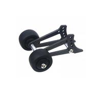 RC Auto Componenti Per Lunch Box Per Hornet - Tamiya Midnight Pumpkin Grasshopper CW-01 Kit Barra Con Impennata In Alluminio Regolabile RC Off Road Upgrade(Carbon fiber dual wh)