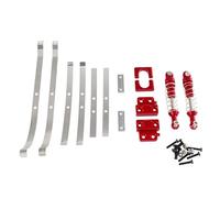 RC Auto Componenti Per MN 82 LC79 1/12 Assale Posteriore Componente Fisso Ammortizzatore Per Piastra A Molla Aggiornamento In Metallo RC Ricambi Auto Accessori(Red)