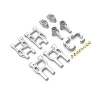 RC Auto Componenti Per RACING LC PTG-2 1/10 RC Parti Automobili Aggiornamenti In Metallo Altalena Braccio Sterzo Tazza Per Seat C Ruota Posteriore Tirante(Silver)