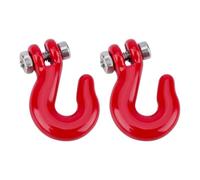 RC Auto Componenti Per SCX10 Per TRX4 D90 TF2 CC01 Per YK Per Tamiya Per LCG 1/10 Telaio In Metallo Per Scala Verricello Gancio Rimorchio Corda RC(2pcs)