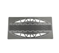 RC Auto Componenti Per Traxxas 1/18 Blocco Stradale Ponte Su Un Lato Asse Trasversale Scenario Ripido Pendio Ad Arco RC Crawler Parti Fai Da Te(Black)