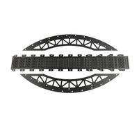 RC Auto Componenti Per Traxxas 1/18 Blocco Stradale Ponte Su Un Lato Asse Trasversale Scenario Ripido Pendio Ad Arco RC Crawler Parti Fai Da Te(Black -1)