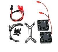 RC Auto Componenti Per Traxxas XMAXX Per XRT Per Arrma Per Kraton 1/5 Dissipatore Calore Motore Doppia Ventola Raffreddamento 56-58mm RC Auto Parti Aggiornamento(Black)