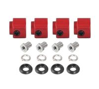 RC Auto Componenti Per TRX4 Lo Per Sport Per Defender Per TRX6 1/10 RC Ricambi Auto Accessori In Lega Alluminio Ampliato Adattatore Interasse Kit Aggiornamento(Red,8mm)