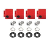 RC Auto Componenti Per TRX4 Lo Per Sport Per Defender Per TRX6 1/10 RC Ricambi Auto Accessori In Lega Alluminio Ampliato Adattatore Interasse Kit Aggiornamento(Red,9mm)