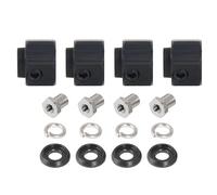 RC Auto Componenti Per TRX4 Lo Per Sport Per Defender Per TRX6 1/10 RC Ricambi Auto Accessori In Lega Alluminio Ampliato Adattatore Interasse Kit Aggiornamento(Black,8mm)