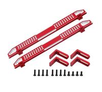 RC Auto Componenti Per TRX4 Per TRX-4 1/10 Pedaliera In Lega Di Alluminio Per Rock Slider Per Passo Laterale Aggiornamento RC Crawler Parti Ricambio Modelli Giocattoli(Red,Type3)