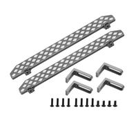 RC Auto Componenti Per TRX4 Per TRX-4 1/10 Pedaliera In Lega Di Alluminio Per Rock Slider Per Passo Laterale Aggiornamento RC Crawler Parti Ricambio Modelli Giocattoli(Gray,Type4)