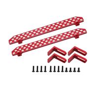 RC Auto Componenti Per TRX4 Per TRX-4 1/10 Pedaliera In Lega Di Alluminio Per Rock Slider Per Passo Laterale Aggiornamento RC Crawler Parti Ricambio Modelli Giocattoli(Red,Type4)