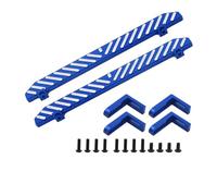 RC Auto Componenti Per TRX4 Per TRX-4 1/10 Pedaliera In Lega Di Alluminio Per Rock Slider Per Passo Laterale Aggiornamento RC Crawler Parti Ricambio Modelli Giocattoli(Blue,Type2)