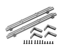 RC Auto Componenti Per TRX4 Per TRX-4 1/10 Pedaliera In Lega Di Alluminio Per Rock Slider Per Passo Laterale Aggiornamento RC Crawler Parti Ricambio Modelli Giocattoli(Gray,Type1)