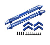 RC Auto Componenti Per TRX4 Per TRX-4 1/10 Pedaliera In Lega Di Alluminio Per Rock Slider Per Passo Laterale Aggiornamento RC Crawler Parti Ricambio Modelli Giocattoli(Blue,Type3)