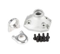 RC Auto Componenti Per VS4-10 Per Phoenix VRD Per Vanquish H10 OTTICA F10 Portale Asse Dritto CNC In Alluminio Terzo Membro Set Posteriore Anteriore Diff Copertura(Silver,Rear)
