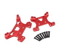 RC Auto Componenti Per WLtoys 144016 144018 Per RIaarIo 1/14 1/12 Staffe Sospensione Anteriori E Posteriori Accessori Aggiornamento In Metallo Parti Automobili RC(Red)