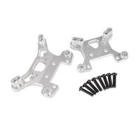 RC Auto Componenti Per WLtoys 144016 144018 Per RIaarIo 1/14 1/12 Staffe Sospensione Anteriori E Posteriori Accessori Aggiornamento In Metallo Parti Automobili RC(Silver)