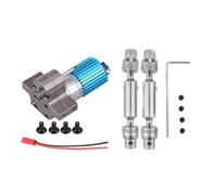 RC Auto Componenti Per WPL Per MN Cambio Completamente In Metallo Con Motoriduttori A Denti Semi Camion Militari Per Alberi Di Trasmissione Decorativi Pezzi Ricambio