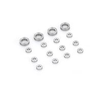 RC Auto Cuscinetto Tenuta Per WPL C14 C24 B36 Per MN D90 Per MN-90 Per MN99S 16PCS Cuscinetto In Acciaio 3X6X2mm 6X10X3mm Ricambi Per Auto RC Accessori Di Aggiornamento