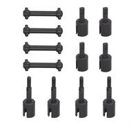 RC Auto Drive Shaft Differenziale Parti Set per Tamiya TT01 TT02, Include Coppe Joint (ossa+tazze+DIFF)