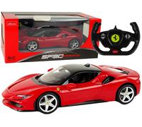 rc auto ferrari sf90 1:14 rastar rosso