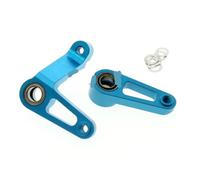 RC Auto for Ta-Miya Aksesoris Aggiornamento RC TD4 Logam Lengan Kemudi Gandar Kemudi Dasar Rocker Lengan Kemudi Set Lengan Melengkung(Steering Arm)