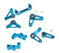 RC Auto for Ta-Miya Aksesoris Aggiornamento RC TD4 Logam Lengan Kemudi Gandar Kemudi Dasar Rocker Lengan Kemudi Set Lengan Melengkung(Full Set)
