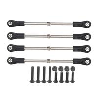 RC Auto Giocattoli Per Kyosho Per Hobao Per Arrma Per Kraton Per RedCat 1/8 Buggy Truck RC 4 Pezzi Tirante Sterzo Servo Link Rod Parti Modificate