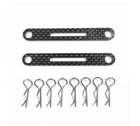 RC Auto Giocattoli Per Tamiya Per TT02 XV01 XV02 RC Auto Parti Di Aggiornamento In Fibra Di Carbonio Anteriore Posteriore Body Mount Traversa Invisibile Body Mount Post 54783