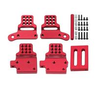 RC Auto Giocattoli Per TRX4M Per Defender Per Bronco 1/18 RC Crawler Telaio Aggiornamento Ammortizzatori In Alluminio Set Aggiornamenti Parti Accessary(Red)