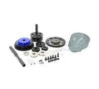 RC Auto Modelli Per Gtb Per Le Corse Per Hpi Per Rovan Kingmotor Per Baja 5b 5t 5sc 1/5 RC Auto Parti Kit Ingranaggi Trasmissione A 3 Velocità Con Coperchio In Plastica(Blue)