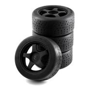 RC Auto pneumatici Compatibile Con Arrma Per Infraction Per Felony Per Limitless 1/7 RC Car Upgrade Parts 4 Pezzi 100X42mm 5-Spoke Pneumatico Pneumatico 17mm Ruota Esagonale