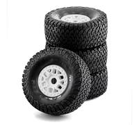 RC Auto pneumatici Compatibile Con ARRMA Per Mojave Per TRAXXAS 1/7 RC Auto Fuoristrada Per Buggy 4 Pezzi 135mm Per Pneumatico Per Camion Per Desert Short Course 17mm Ruota Esagonale(White)