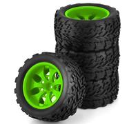 RC Auto pneumatici Compatibile Con HPI Per HSP Per Tamiya Per Kyosho 4 Pezzi 12mm Mozzo Ruota Hot Wheels Pneumatico Per Rc Car 1/10 Per Monster Truck Off Road(Color2)