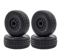 RC Auto pneumatici Compatibile Con Slash Per Arrma Per Senton Per HuanQi 727 Per Vkar Per Hpi 1/10 Rc Car Short Course Truck Pneumatici Ruota Pneumatico Con Esagonale Da 12mm(ColorC)