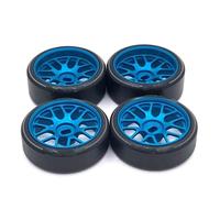 RC Auto pneumatici Compatibile Con Wltoys 284131 K969 K989 P929 Per Mini-Z 1/28 RC Car Upgrades Parts 4 Pezzi Cerchioni In Metallo Pneumatici Da Drift In Plastica Dura