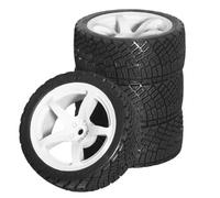 RC Auto Pneumatici Ruota per HPI per KYOSHO per Tamiya XV02 XV01 TA06 TT01 RS RC 1/10 per Rally per Ruote da per Corsa Pneumatici su per Strada Auto Gomma Esagonali